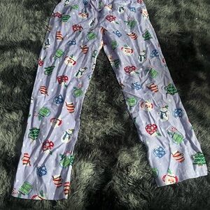 Old Navy Purple Snowman Pajama Pants